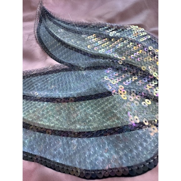 Disney Store Ariel Pink W/Sequin Satin Varsity Jacket The Little Mermaid… - Picture 13 of 16